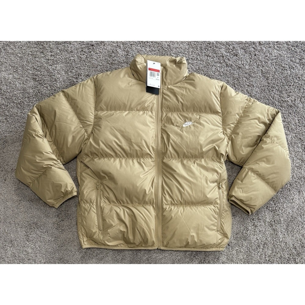 Nike SF Club 550 Puffer Duck Down Jacket IB2975 297 Sportswear Swoosh Mens Sz L